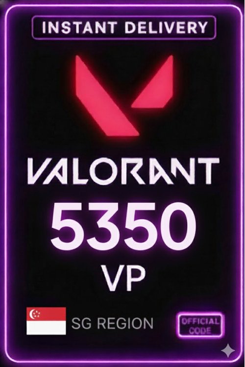 Valorant Points - 5350 VP (Singapore)