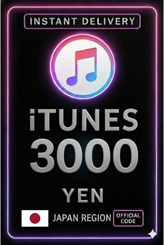 iTunes Gift Card 3000 Yen JP