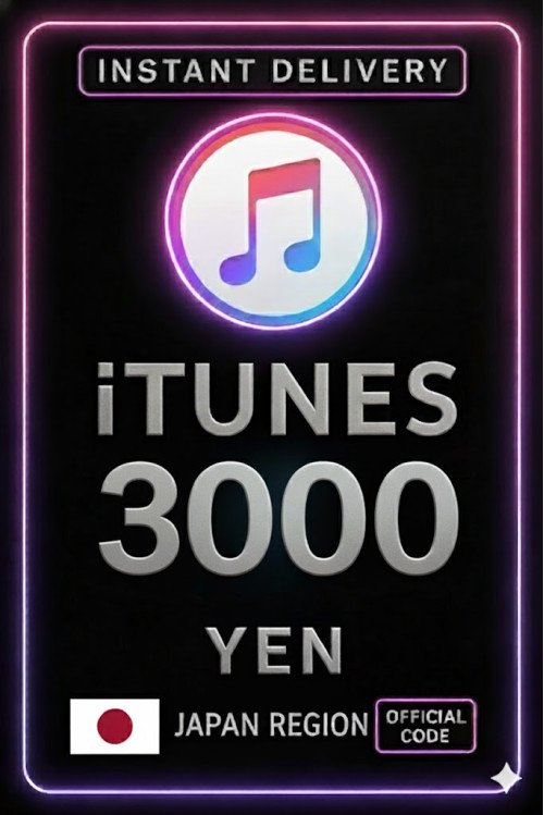 iTunes Gift Card 3000 Yen JP