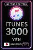 iTunes Gift Card 3000 Yen JP