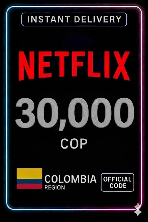 Netflix Gift Card 30.000 COP