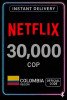 Netflix Gift Card 30.000 COP