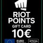Riot Points 10 Euro Gift Card