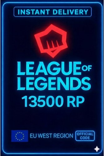 Riot Points - 13500 RP (EU)