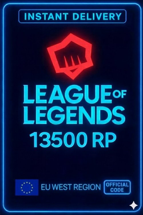 Riot Points - 13500 RP (EU)