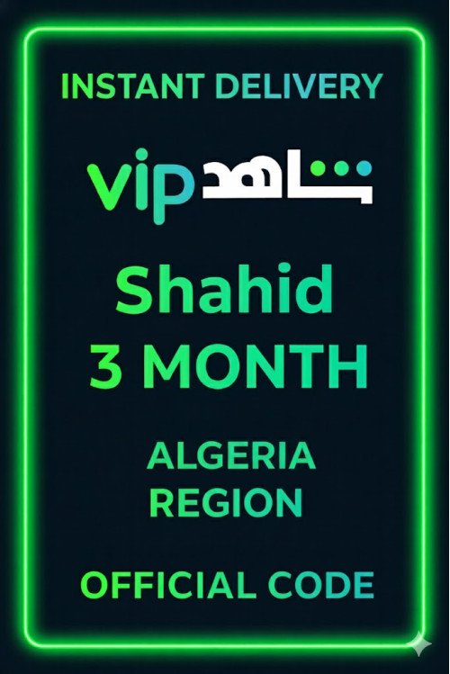 Shahid 3 MONTH North Africa (Algeria)