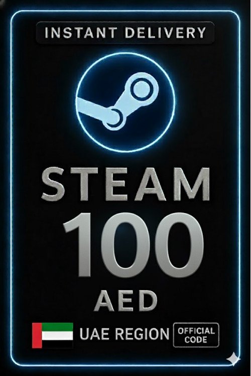 Steam Wallet Code 100 AED (UAE)