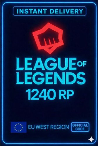 Riot Points - 1240 RP (EU)