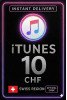 iTunes Gift Card 10 CHF CH