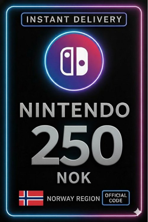 Nintendo eShop 250 NOK