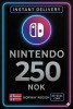 Nintendo eShop 250 NOK