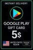 Google Play Gift Card - United States 5 $