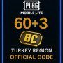 Pubg Mobile Lite 60+3 BC