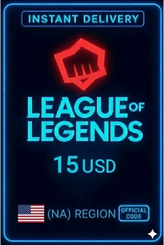 League Of Legends NA 15 Usd Riot Gift Card