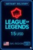 League Of Legends NA 15 Usd Riot Gift Card