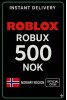 Roblox 500 NOK Game Card (NO)
