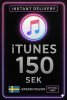 iTunes Gift Card 150 SEK SE