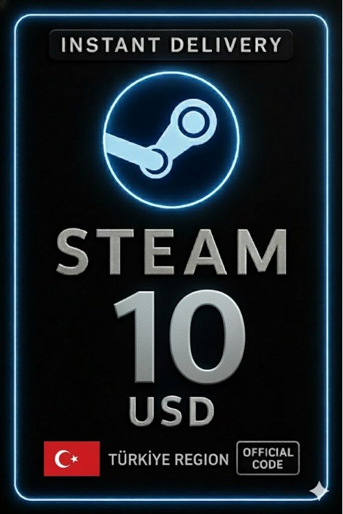 Steam Cüzdan Kodu - 10$ (Türkiye)