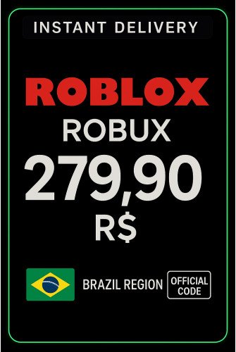 Roblox R$279,90 Gift Card ( 4500 Robux )