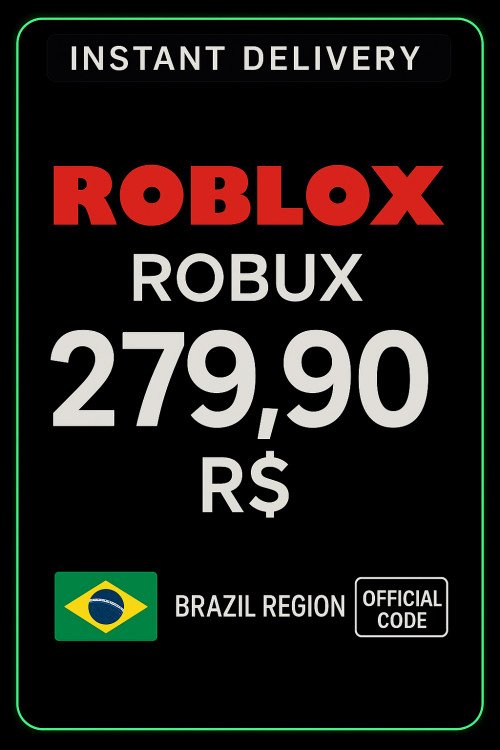 Roblox R$279,90 Gift Card ( 4500 Robux )