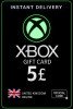 Xbox Live Gift Card £5 Wallet
