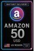$50 Amazon.com Gift Card US