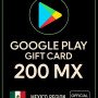 Google Play Gift Card - Mexico MX 200