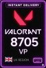Valorant Points - 8705 VP (UK Seerver)