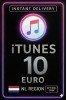 iTunes Gift Card 10 EUR NL