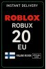 Roblox 20 Euro Game Card (EU)
