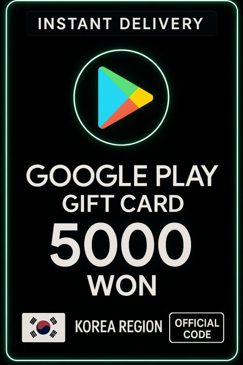 Google Play Gift Card - Korea WON 5000