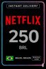 Netflix Gift Card 250 BRL BR