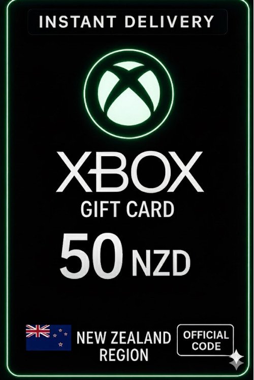 XBOX Live Card New Zealand - 50 NZD