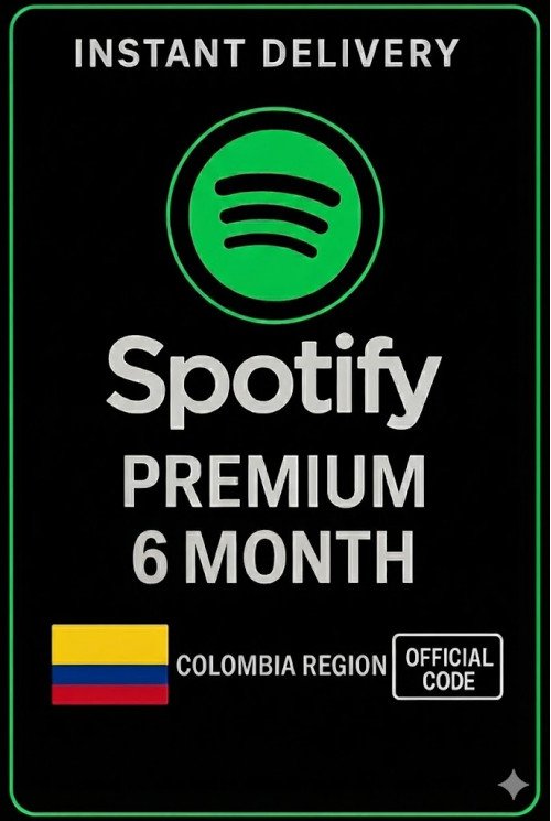 Spotify Colombia 6 Month