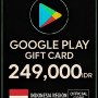 Google Play Gift Card - Indonesia IDR 249.000