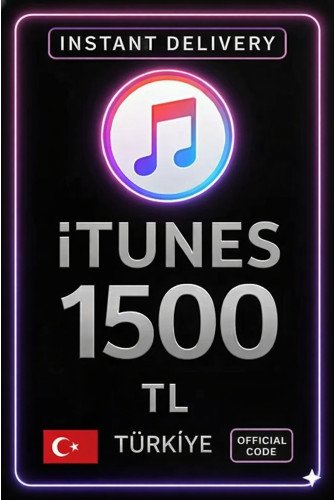 iTunes Hediye Kartı 1500 TL Bakiye