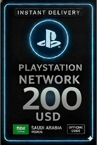 Playstation Card 200 USD KSA - Saudi Arabia