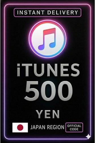 iTunes Gift Card 500 Yen JP