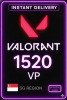 Valorant Points - 1520 VP (Singapore)