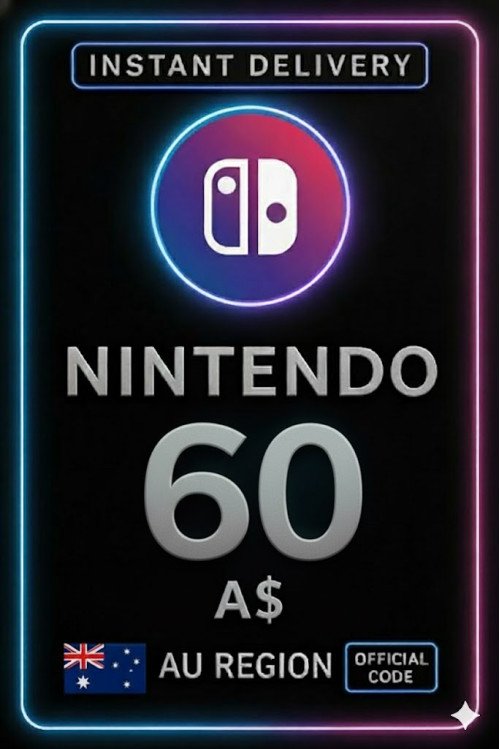 Nintendo eShop Prepaid Card - A$60