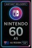 Nintendo eShop Prepaid Card - A$60