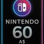 Nintendo eShop Prepaid Card - A$60