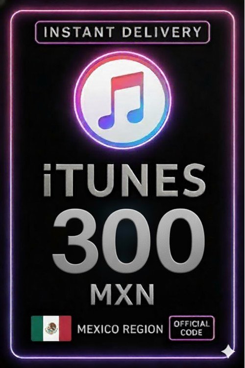 iTunes Gift Card 300 MXN MX