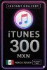 iTunes Gift Card 300 MXN MX