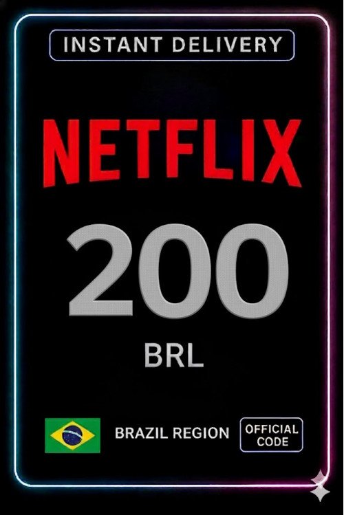 Netflix Gift Card 200 BRL BR