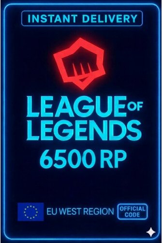 Riot Points - 6500 RP (EU)
