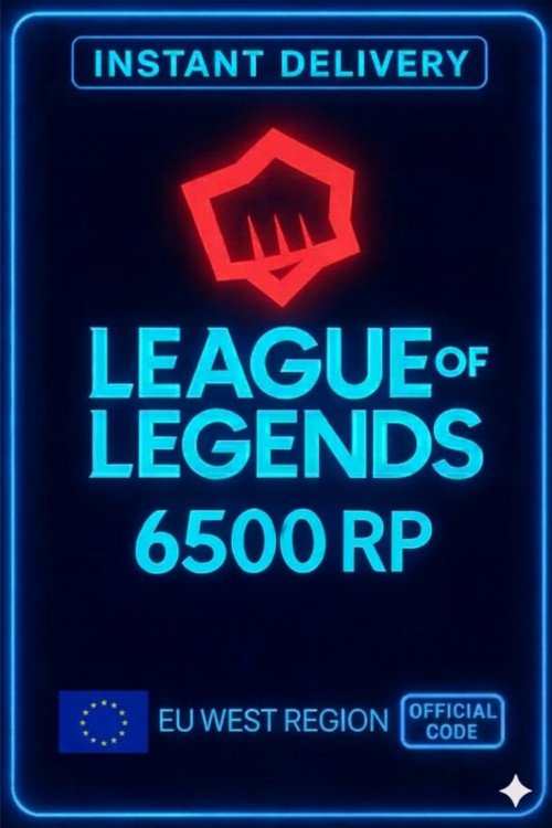 Riot Points - 6500 RP (EU)
