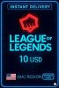 League Of Legends NA 10 Usd Riot Gift Card