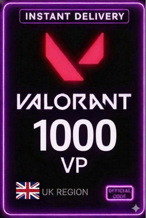 Valorant Points - 1000 VP (UK Seerver)