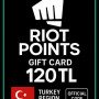 Riot Points 120 TL - (Türkiye)